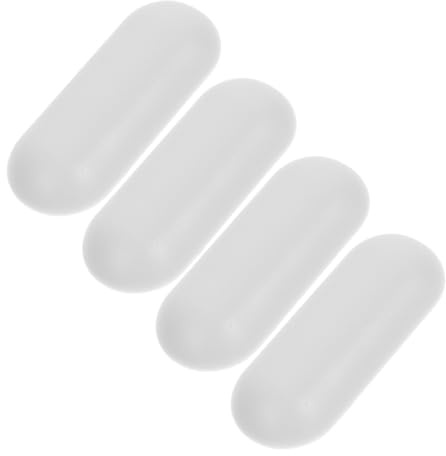 SOPOTUTU 4 Stück Toilettensitz Pads aus Klarem Flexiblem Silikon mit Rutschfestem Design und Starkem Klebestreifen Geräuschdämpfend und Passend für Wc Sitz und Bidet für Haushalt Hotel und