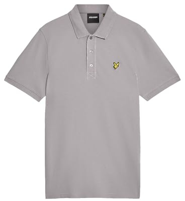 Lyle & Scott SS Polo Shirts Plain Polo Shirt Y043 Gull Grey, L