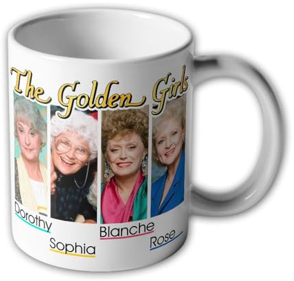 Tasse Golden Girls TV Serie Blanche Rose Dorothy Dorothy Sophia 80er 90er Sitcom Kult Becher #47004