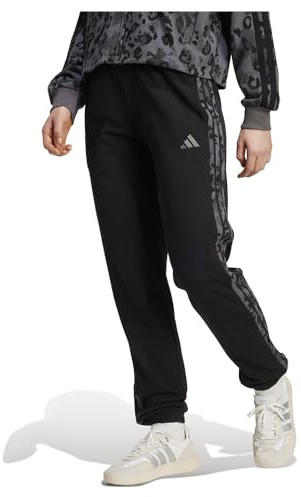 adidas Essentials Animal Print 3 Stripes Joggers S