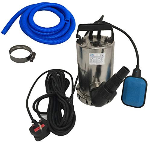 Happy Hot Tubs Submersible 400W Water Pump + 5 metres Rigid Hose Hot Tub Swimming Pool