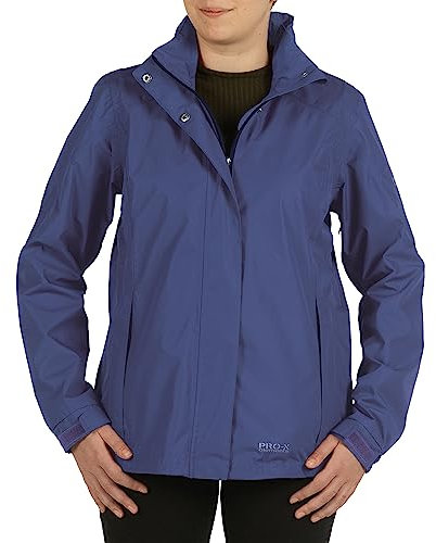 PRO-X elements Damenjacke CARRIE I Damen Regenjacke mit verschweißten Nähten, Unterarmbelüftung inkl. Packsack I Atmungsaktiv I Wasser- & winddicht