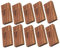 Holz-Speicherstifte, 10 Stück Braun 3 16GB-10pack