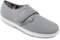 Chums Men's Wide Fit Canvas Touch and Close Shoe Grey 13 UK
