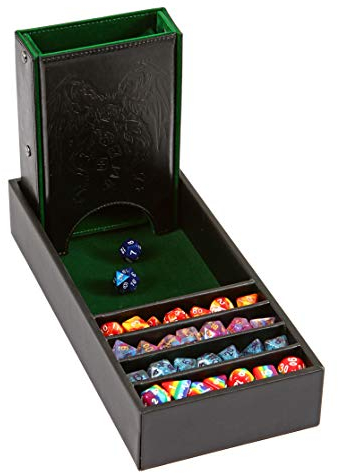Forged Dice Co. Citadel Dice Tray and Tower - 3 in 1 RPG Dice Storage, Perfect for Tabletop Gaming
