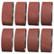 Sruhrak Nastri Abrasivi 75x457mm -1 Ciascuno di Grane 40/60 & 2 Ciascuno di Grane 80/120/180/240/320/400 Carta Abrasiva per Levigatrice a Nastro, per Levigare e Rimuovere Metallo/Legno (14 Pezzi)