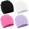 Durio Unisex Baby Mütze Hut Mädchen Junge Babymütze Kleinkind Wendemütze Jersey Slouch Beanie Erstlingsmützen 4er Pack Farbmischung B 0-12 Monate
