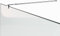 i-flair Haltestange für 6/8/10 mm Walk In Duschwände mit drehbarem 360° Gelenk - Stabilisator aus V2A Edelstahl mit Verstellbereich 73-121 cm für Glasduschen 23M