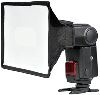 SOFTBOX FLASH 15X17CM DIFFUSORE diffuser per esterno bounce stoffen compatibile con CANON SPEEDLITE NIKON SPEEDLIGHT SB-5000 SB-500 SB-700 SB-900 SB-910 SB700 SB900 SB910 SB500 SB5000