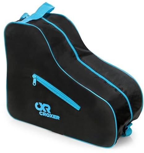 Croxer Tasche für Inlineskates, Rollschuhe MOX Black/Pink oder Black/Blue (L/XL (43,5x34x21,5), Black/Blue)
