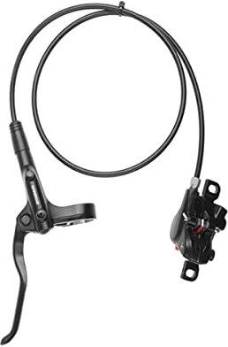 BUCKLOS Shimano MT200 Hydraulisches Scheibenbremsen-Set, links vorne 800 mm, rechts hinten, 1550 mm, Mountainbike, hydraulische Bremshebel aus Aluminiumlegierung (BL) mit Bremssätteln (BR), passend