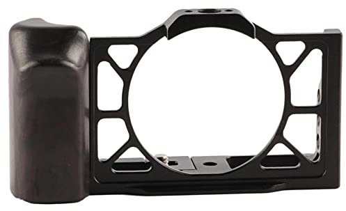 WEPOTO RX100M7/RX100M6 Käfig mit verbesserter Griffigkeit zum Schutz der Kamera vor Abnutzung für Sony RX100M7/RX100M6/RX100VI/RX100VII Kamera -O-RX100M7-B