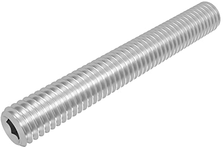 SECCARO Lot de 20 vis sans tête avec anneau M4 x 30 mm, acier inoxydable V2A VA A2, DIN 916 / ISO 4029