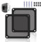 140mm Dust Filter PC for Computer Cooler/PSU/Routers Nylon 80 Mesh, Magnetic PC Fan Dust Mesh Cooler Filter Dustproof Computer Fan Grills (Nylon, 140 * 140mm, 2pcs, Black)