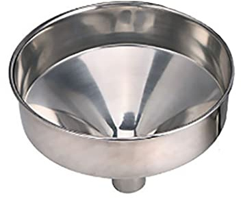 COBAAM Imbuti Grandi Imbuti in Acciaio Inox, Imbuti da Cucina Dispenser Multifunzionale, Grande Diametro Imbuti per Olio Imbuti per Vino (Size : 40cm/6.3cm)