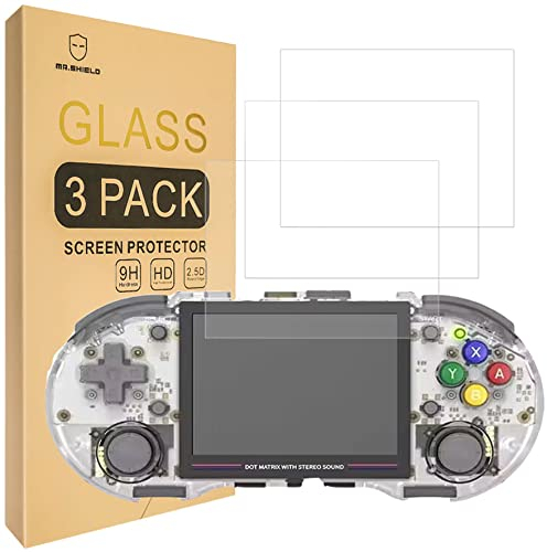 Mr.Shield Schutzfolie Kompatibel mit Anbernic RG353PS [3 Stück] Schutzglas Schutzglasfolie 9H Härte, HD Klare Displayschutzfolie