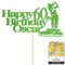 Personalised Golf Golfer Glitter Cake Topper - Green Custom Age & Name Glitter Cake Decoration and Sprinkles - Happy Birthday Decorations - Personalised Toppers for Cakes by Cakeshop