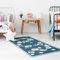 Bilderwelten Kinderteppich Antarktis - Eisbär Rudi möchte Fisch Rutschfester Spielteppich Kinderzimmer Teppich 300x150 cm