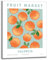 REINDERS Gerahmtes Bild, Orangen, Küche, Bilder, Wanddeko, Room Decor, MDF, Orange, 50x40cm