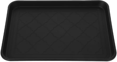 Ciieeo Entryway Boot Tray for Shoes Multi-functional Plastic Storage Mat Raised Edges Non-slip Design Large for Home Mud Room and Pet Feeding