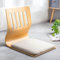 ALMASI Japanischer beinloser Bodenstuhl, Tatami-Raumspielstuhl, hölzerner Meditationsstuhl, Erkerfenster-Lounge-Stuhl, Faule Couch zum Lesen und Fernsehen 46 * 36 * 42cm H