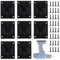 LDHHYH Lot de 8 porte-outils muraux pour Makita 18 V, perçage d'outils électriques, porte-forets, support mural pour Makita 18 V, noir