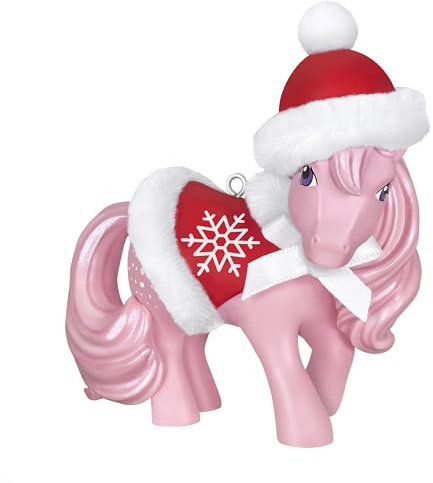 Hallmark Keepsake Christmas Ornament 2024, Hasbro My Little Pony Winter Chic Cotton Candy, Gifts for Kids