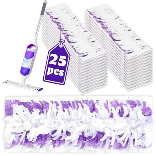 25 Count Disposable Pads for Swiffer Power Mop,Replacement for Swiffer Mopping Pads Refills Compatible with Swiffer Power Mop Pads,Multi-Surface Safe on All Finished Floors Cleaning