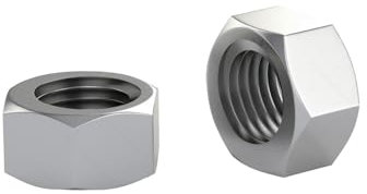 Tuerca hexagonal de rosca izquierda M5/M6/M8/M10/M12/M14/M16/M18/M20 DIN 934 de acero inoxidable A2 (M18) x5