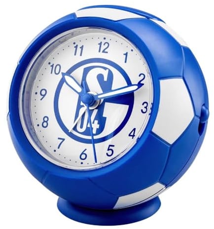FC Schalke 04 Wecker im Fußball-Look Uhr | Wecker Ball S04