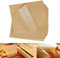 Cozylkx 100 Fogli di Carta da Forno Pretagliati, 25x35 Cm, Carta da Forno Antiaderente, Fogli di Carta da Cucina Marrone per Grigliare, Friggitrice Ad Aria E Cottura a Vapore
