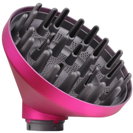 Laymi Diffusor für Dyson long langer Zacken diffuser für Dyson Airwrap Diffusor Aufsatz Zubehör für Haartrockner,locken für Gewelltes und Lockiges Haar, Umwandlung für Air Wrap Curling Styler rosa