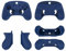 Adecuado para Razer Wolverine V3 Pro mando de juegos funda protectora de silicona anti-caída a prueba de polvo de color sólido simple y minimalista (Azul)