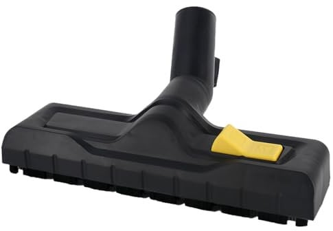 Spazzola per Aspirapolvere, 35mm Ugello Aspirapolvere a Secco e Umido, Bocchetta Aspirapolvere con 2 Rulli, per Kärcher WD3, WD4, WD5, WD6