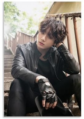 CChongjin Sänger Jungkook Star Musikalbum, Poster, Dekoration, Leinwand und Kunstdruck, moderne Heimdekoration, Poster, 30 x 45 cm, ungerahmter Stil