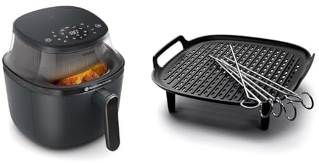 Philips Airfryer 3000 Series 7.2L + Grillplatte & 6 Spieße