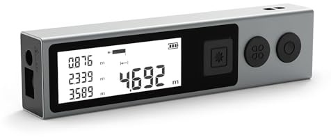 Aufgerüsteter Entfernungsmesser M130 Mini Laser-Entfernungsmesser Hintergrundbeleuchtung Bluetooth Tragbares Heim-Messgerät (M130 30M)