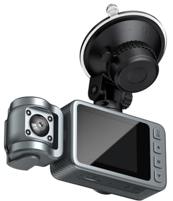Koolenry Driving Recorder Security Monito Dash Camera DVD Three-Record Driving Recorder Camera DVD