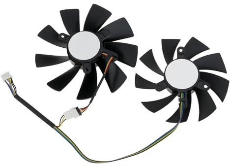 LT Easiyl 1 Paire de Ventilateurs pour Carte Graphique Compatible avec ZOTAC Gaming RTX 2070 Mini Et ZOTAC GTX 1080TI