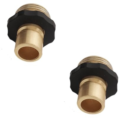 yanwuwa Lot de 2 raccords de tuyau d'arrosage en métal pour tuyau d'arrosage rapide 1,9 cm