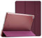 ProCase Funda Inteligente para iPad Air 2 2014, Carcasa Folio Ligera y Delgada con Smart Cover/Reverso Translúcido Esmerilado/Soporte, para Apple iPad Air 2 (A1566 A1567) -Vino