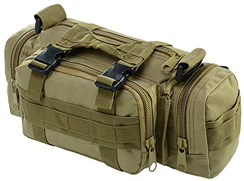 Lixada Fahrrad Frontrahmen Lenker Tasche Multifunktionale Taille Pack Angelgerät Sling Bag Fotografie Training Utility Schulterrucksack