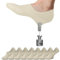 Falechay Sneaker Socken Damen Füsslinge Herren 8 Paar Sneakersocken Unsichtbare Socken Beige 39-42
