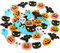 Kesote Radiergummi Kinder Radierer Halloween Deko 48 PCS Geschenk Geburtstag Party Mitgebsel Kürbis Fledermaus Geist