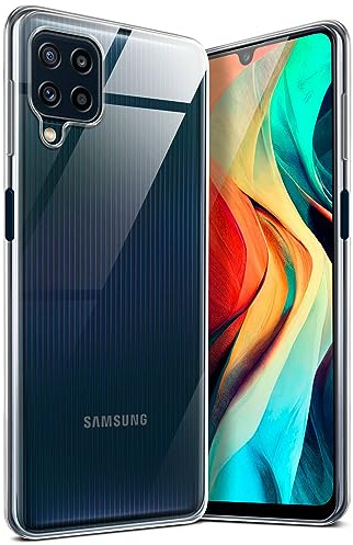 moex für Samsung Galaxy M32 Hülle Durchsichtig, Silikon Handyhülle Transparent, Clear Case Ultra Slim, Backcover Schutzhülle Dünn, Silikonhülle Minimalistisch, Aero Case, Klar