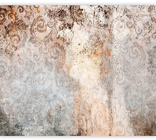 murando Fototapete selbstklebend Ornament 441x315cm Foto Tapete Tapetenfolie Möbelfolie Wandverkleidung Wandtapete Motivtapeten Bildtapete Schlafzimmer 3d Effekt Abstrakt Betonoptik f-A-10018-a-a
