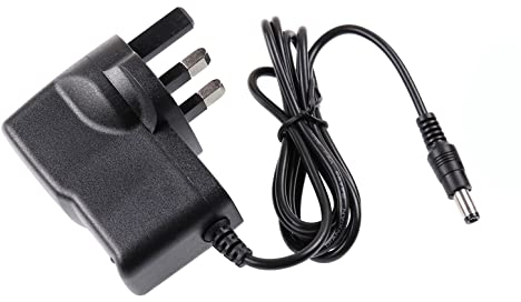 COLM 9V 1A Power Supply Adapter Charger 9 Volt 1000mA 5.5mm x 2.5mm UK Plug Wall for ADSL Router Arduino/Center Positive