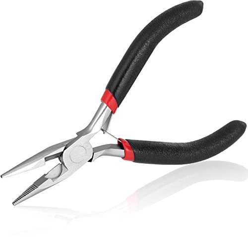 Billbotk Needle Nose Pliers For Jewelry Making, Long Nose Craft Pliers, Needlenose Pliers For Jewelry Making