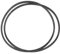 sourcing map 2Stück Kassettenband Maschinengürtel 1,2mm Quadrat 130mm Länge (gefaltet 65mm) Gummi für Kassettenrecorder Reparatur, Schwarz
