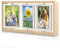 ZEEYUAN Cadre Photo 10x15 Cadre Photo Rotatif Collage 6 Photos à Poser pour Famille, Mariage, Fille, garçon, Amis